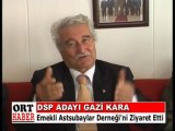 DSP Adayı Gazi Kara TEMAD Osmaniye Şubesini Ziyaret Etti