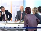 Élections régionales en Rhône-Alpes, débat sur France 3 -2/3