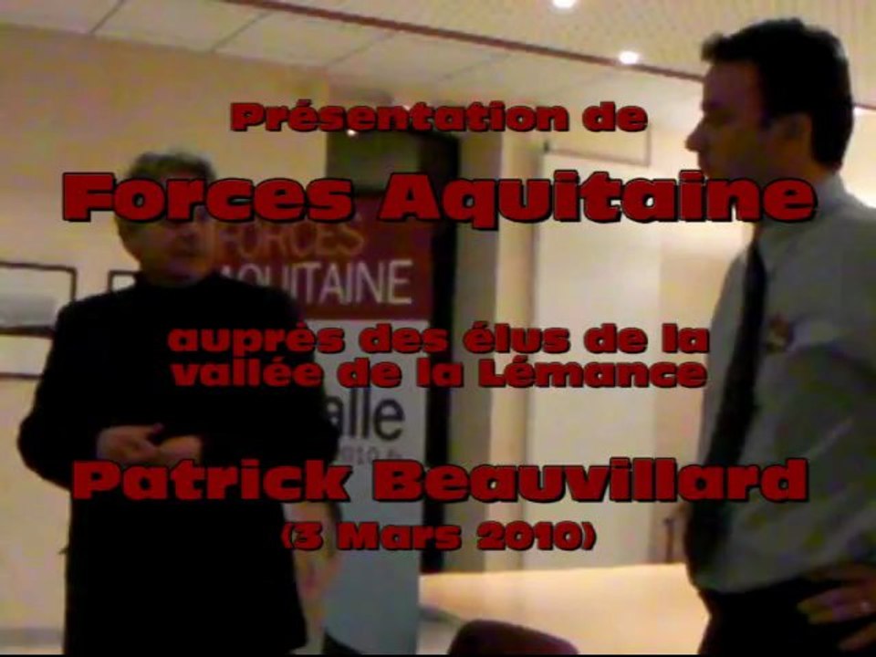 Forces Aquitaine Lot-et-Garonne présente la Région Amie