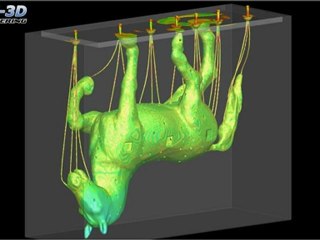 Virtual simulation of Leonardo Da Vinci horse with FLOW-3D.