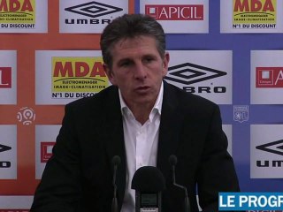 Avant Boulogne/OL : interview de l'entraineur Claude Puel