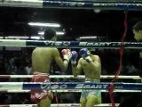 Combat de Muay Thai au Lumpinee Stadium Boxing de Bangkok