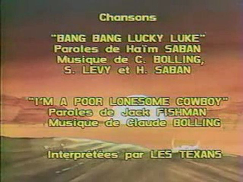 Generique de fin Lucky Lucke