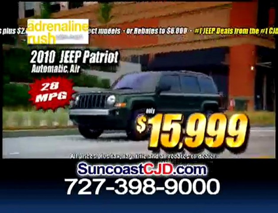 Feel the Jeep Adrenaline Rush @ Suncoast Chrysler Jeep Dodge