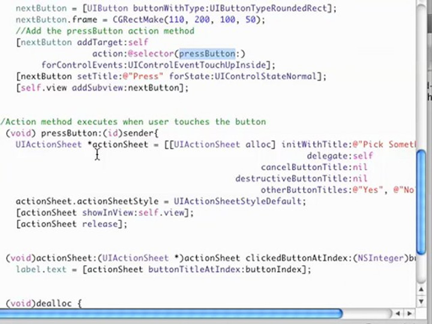 How to Use UIActionSheet