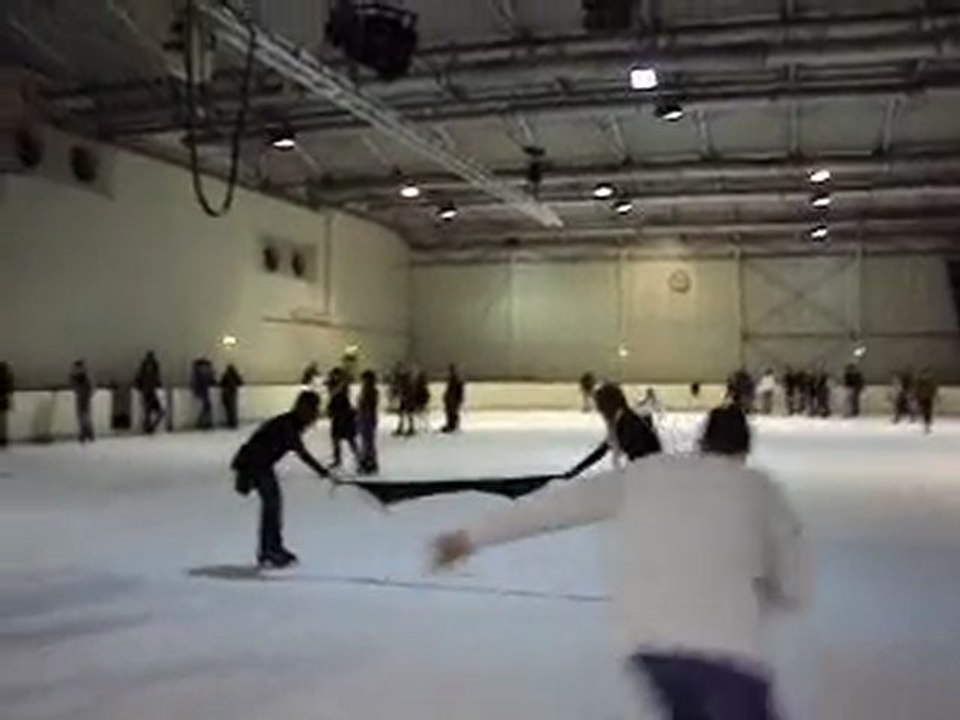 saut par dessu un echappe