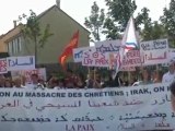 Marche de soutien aux Chrétiens d'Irak à Sarcelles