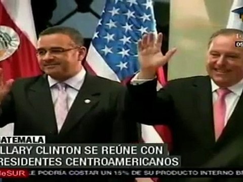 Hillary Clinton se reúne con presidentes centroamericanos