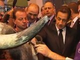 Sarkozy au salon de l'Agriculture