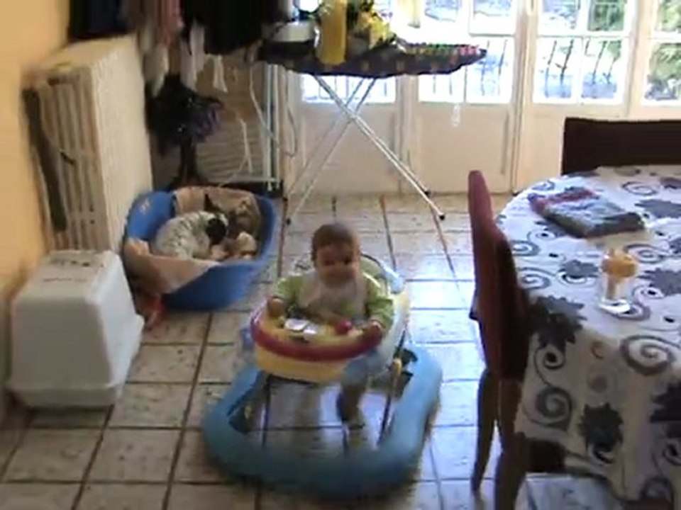 Lana et son trotteur
