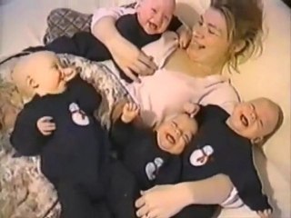 Quadruplet Babies Laughing