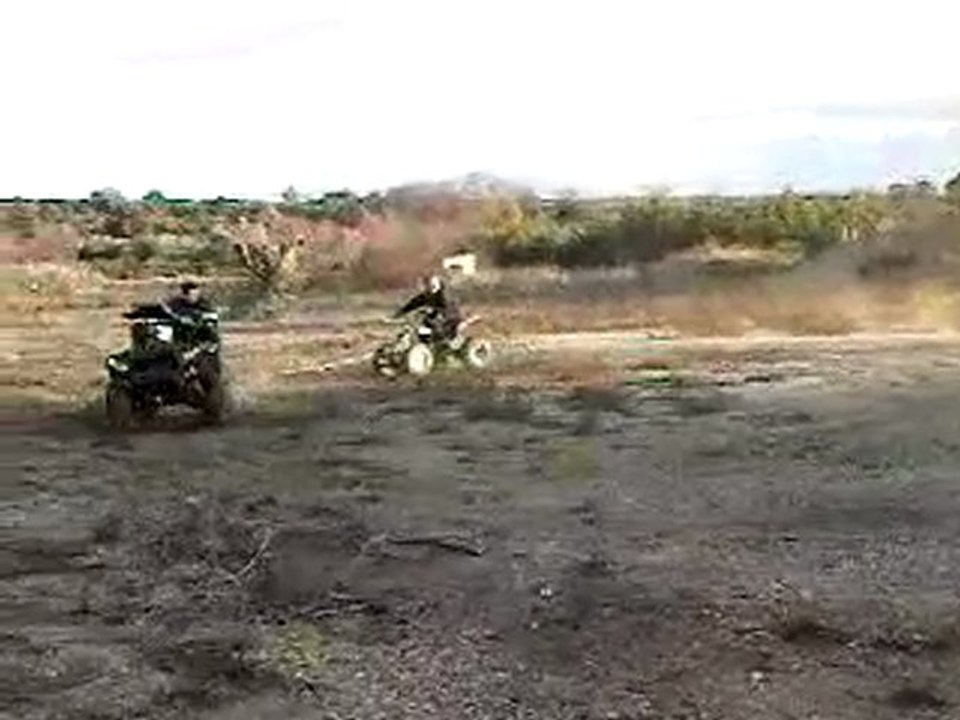 chute en double quad