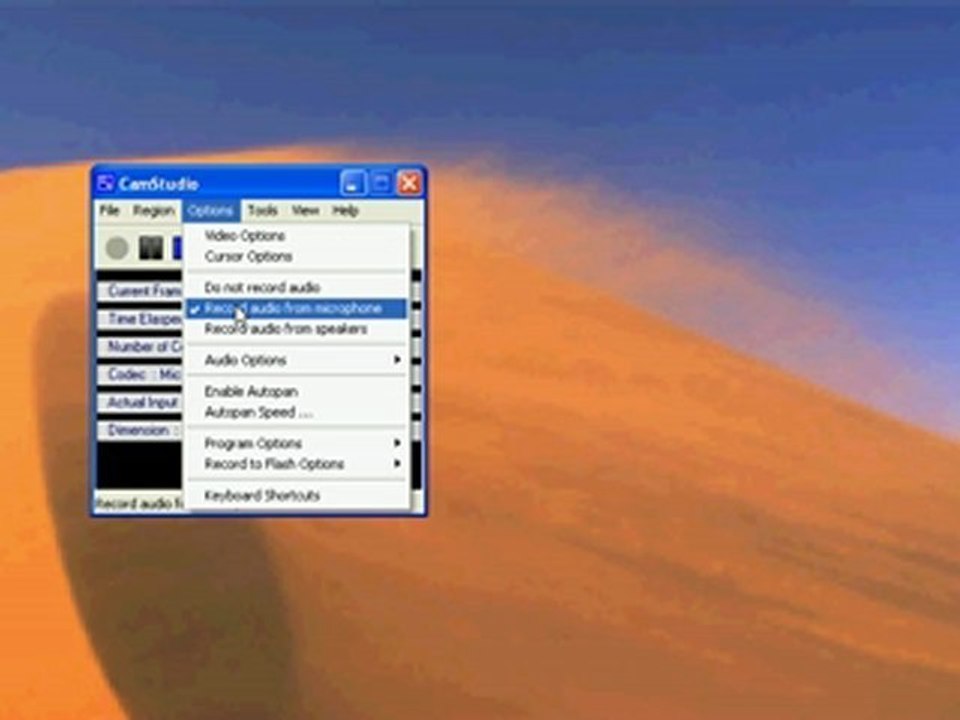 tutorial cam studio
