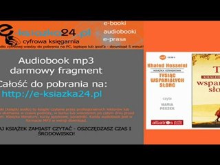 Tysiąc wspaniałych słońc - audiobook