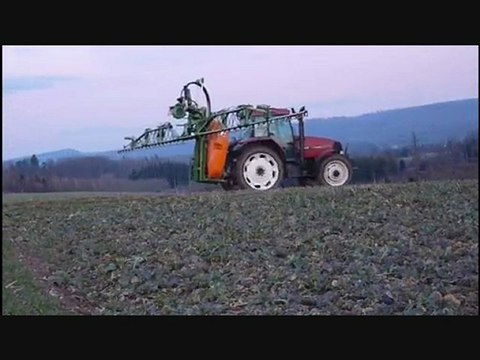 Apport d'engrais azoté / Spreading of nitrogen's fertilizer