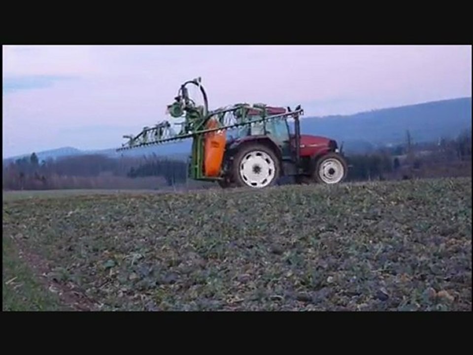 Apport d'engrais azoté / Spreading of nitrogen's fertilizer