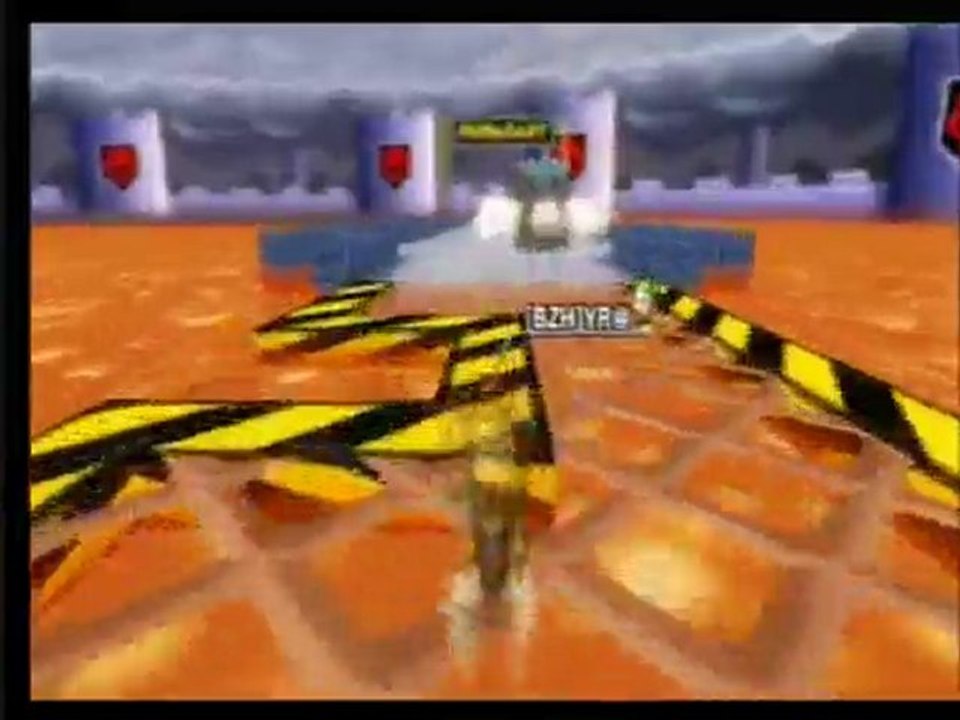 contre la montre (3 fois cut) sur chateau de bowser 3 -MKWii