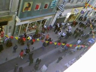 Orchestre a la braderie de Pau.