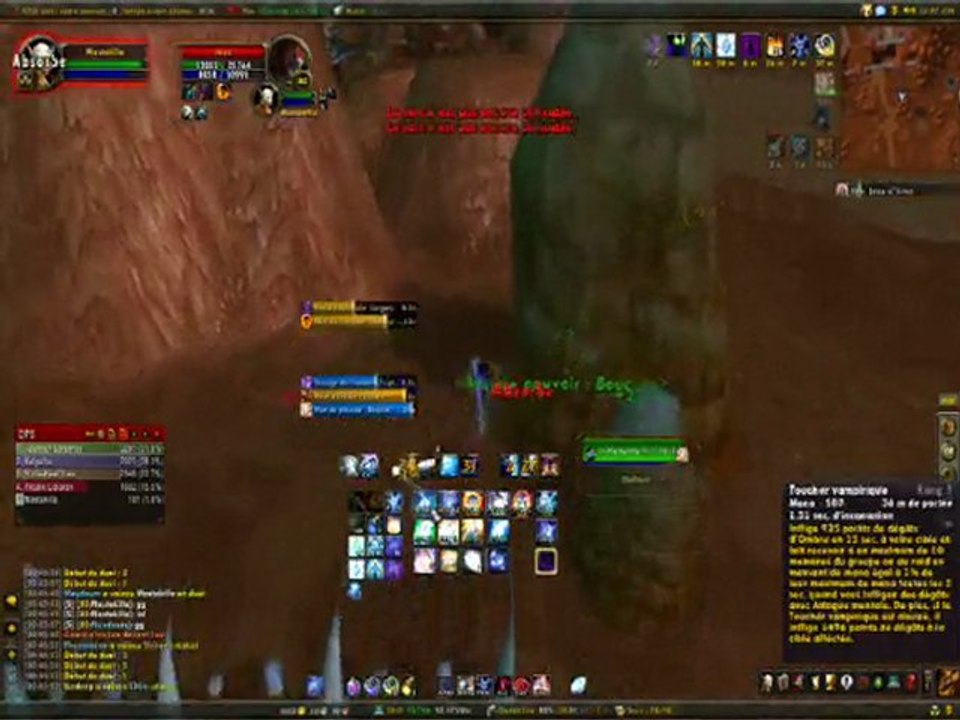 WOW duel priest ombre VS Hunt Bis (03/2010)