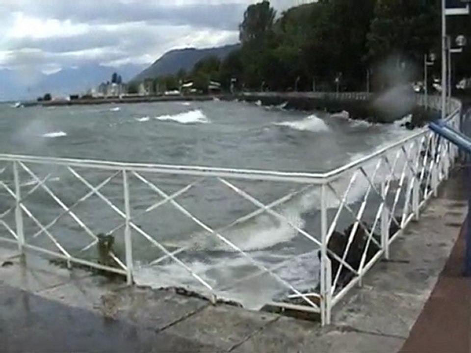Tempête sur le Léman