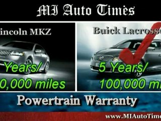 Lincoln MKZ MI compared to the 2010 Buick Lacrosse MI