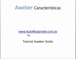 Tutorial Aweber en español Curso gratis 1