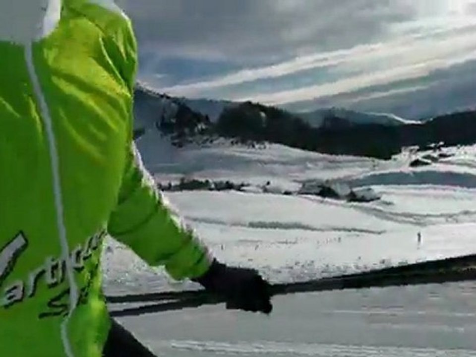 Skaiting: descente du Col de la Ramaz vers Sommand 02/2010