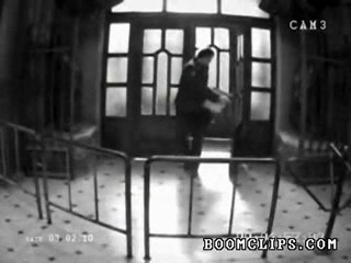 Un policier russe fait une belle figure