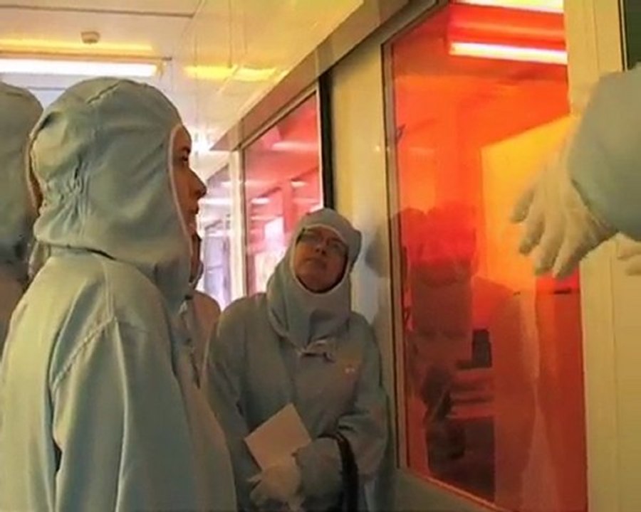 Visite d'une entreprise de nouvelles technologies