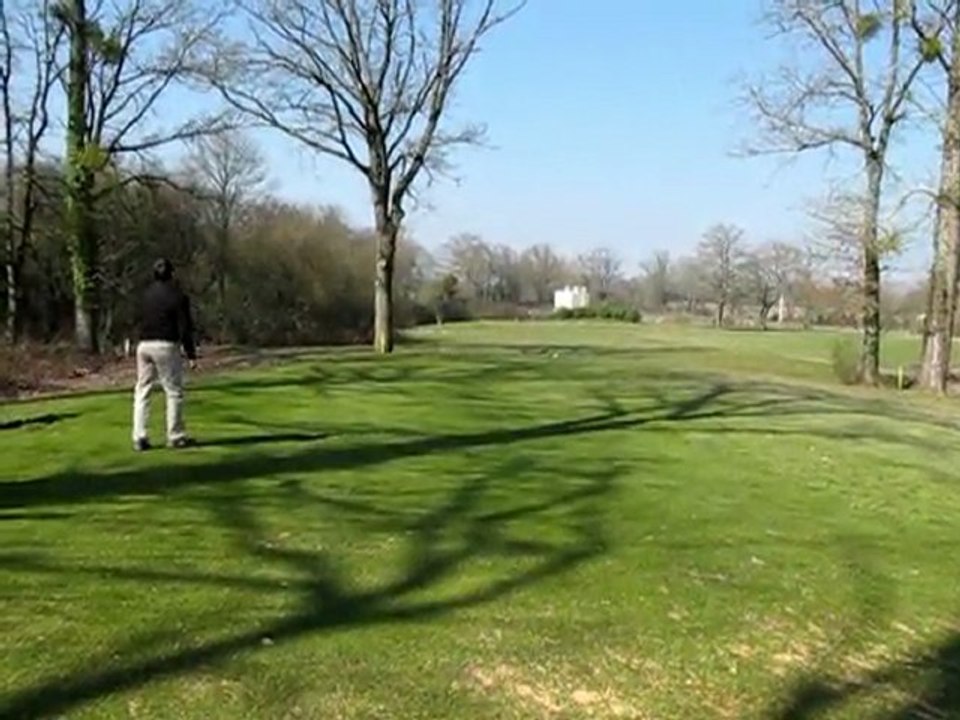 Golf club Château des Forges - 6 mars 2010 parcours rouge