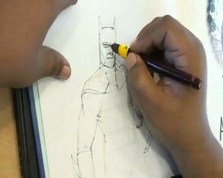 Festival Abracadabulles 2009, dédicace de Marc N'Guessan