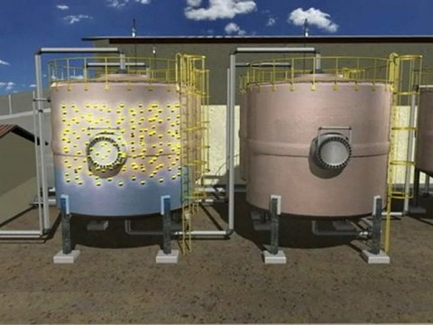 3d animation uranium mining