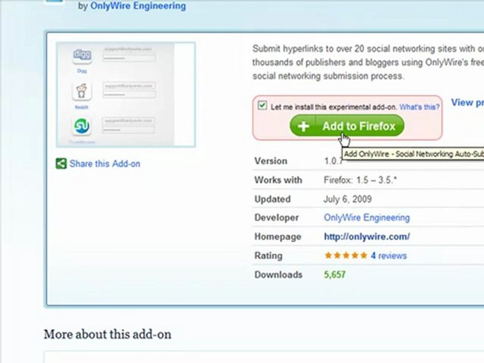 Social Bookmarking Tool Increases Backlinks & Only Wire Pt 2