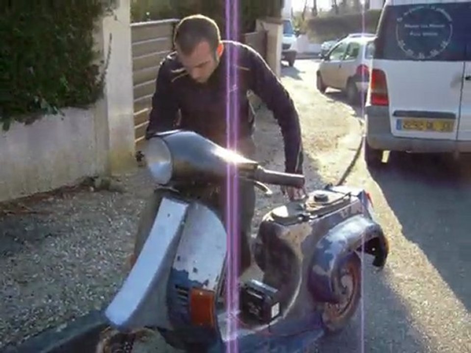 1er demarrage vespa pk50