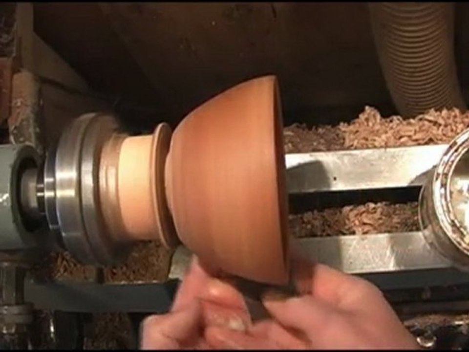 Woodworking Turning A Base For Basket Weaving