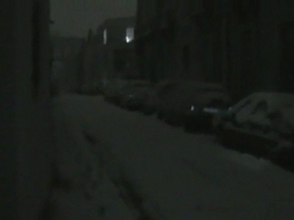 Neige dans ma rue