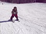 Relâche de mars video Mathieu en ski alpin 1er jour