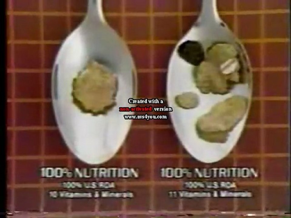 1984 Kellogg's Just Right Commercial