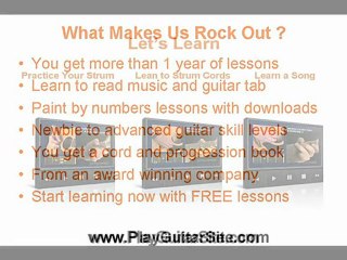 Beginning Guitar Lessons and Advanced Guitar Lessons to Liv