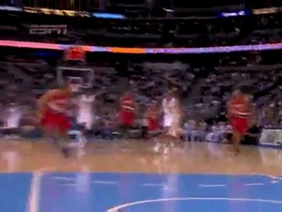 Nicolas Batum flies in for the chase down block on the layup