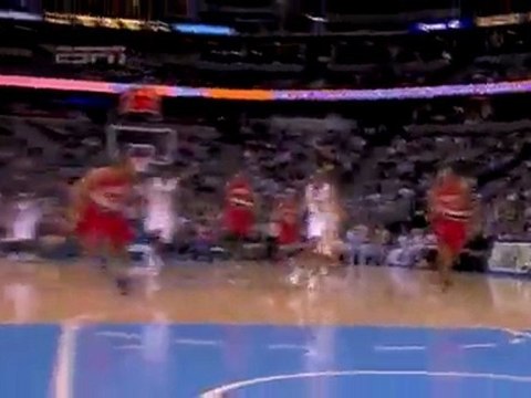 Nicolas Batum flies in for the chase down block on the layup