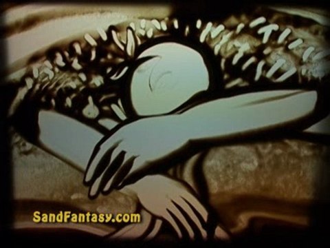 Картины из песка... Трудно создать, но как легко разрушить