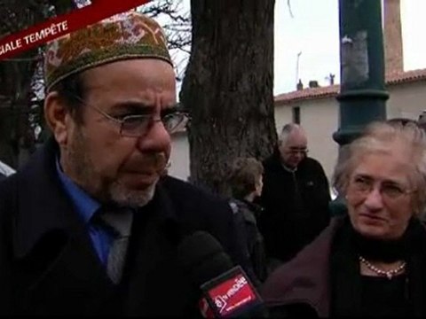 Tempête Xynthia : Témoignages avant la cérémonie (Vendée)