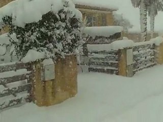 NEIGE DANS LE SUD (SALEILLES)
