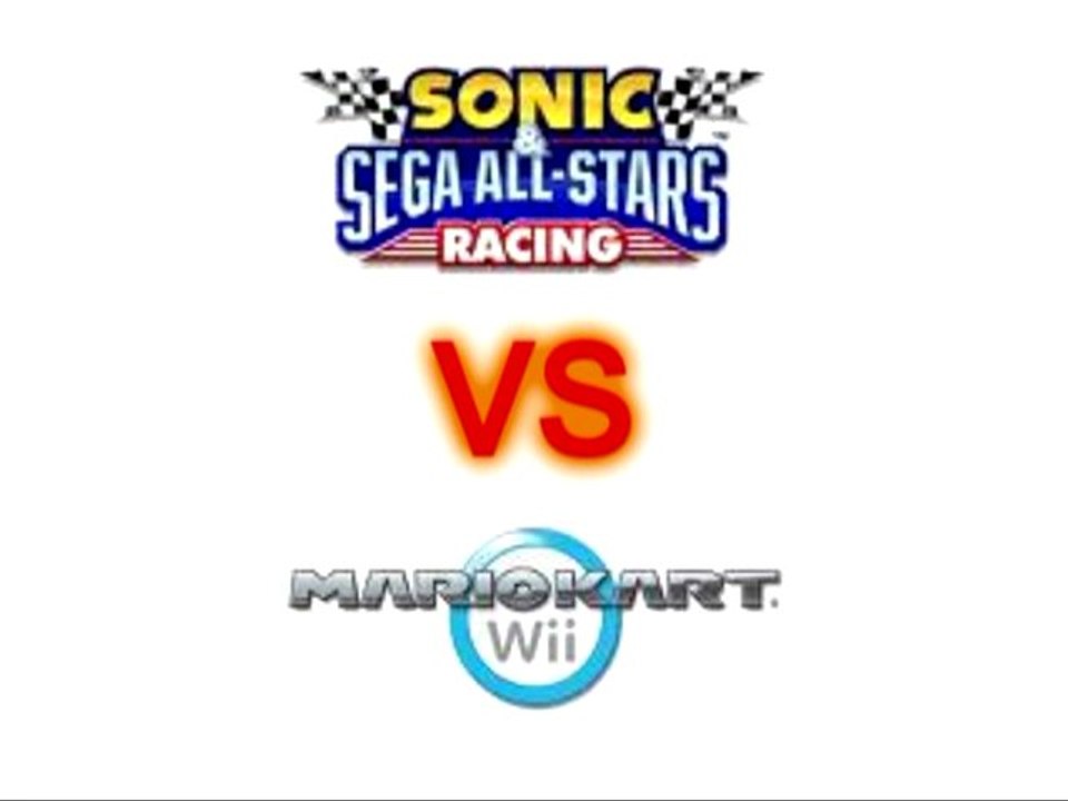 Mario Kart Wii VS Sonic & Sega All-Star Racing