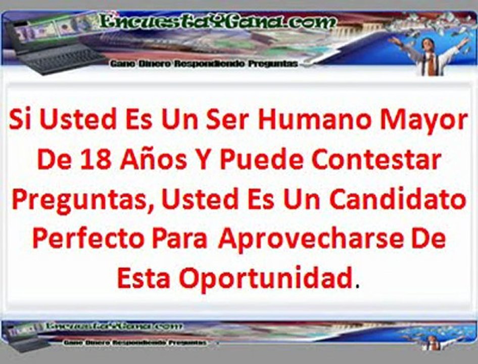 Conoce Como Hacer Dinero Contestando Encuestas.