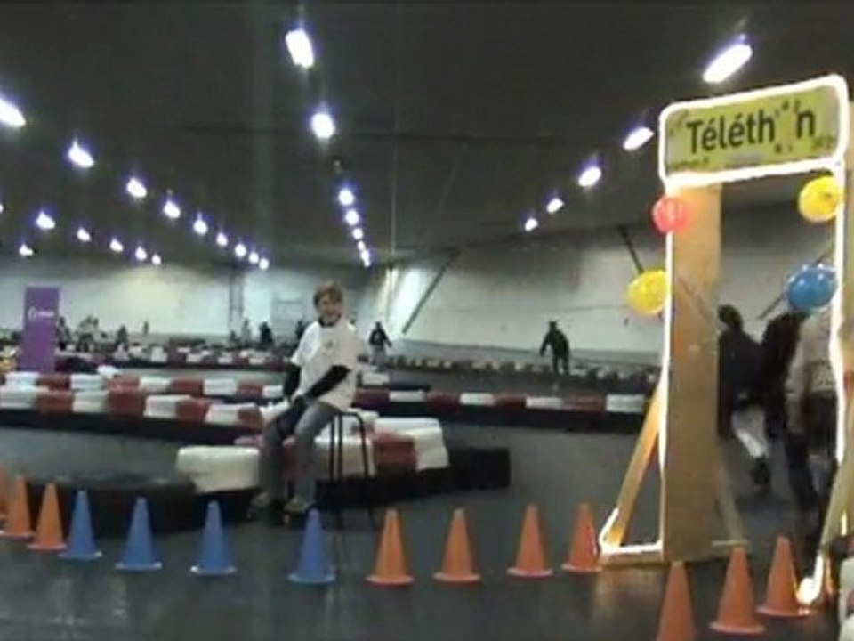 Téléthon 2009 en roller à Épinal organisé par Unity