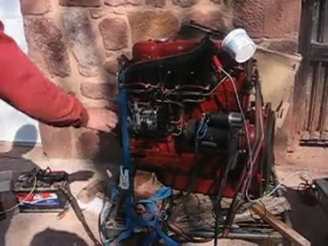 Démarrage moteur sg2 apres restauration man712