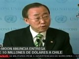 Ban Ki Moon, Secretario General de la ONU, visitó Chile