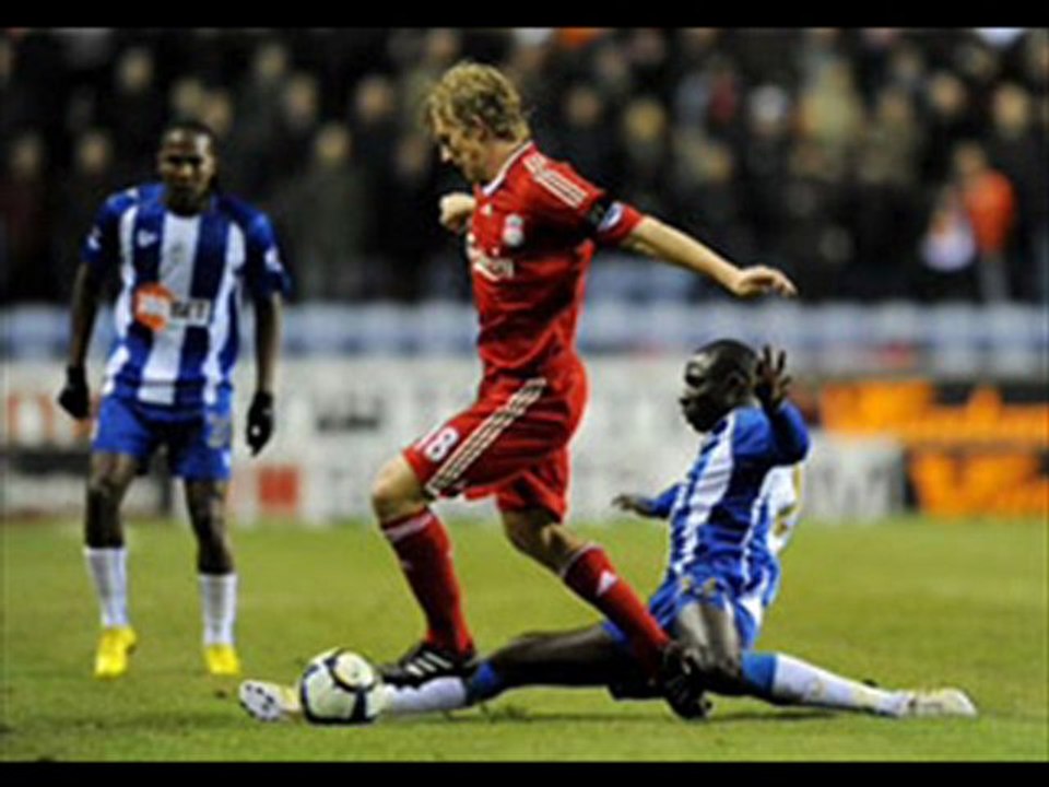 Wigan Athletic 1-0 Liverpool Rodallega scores